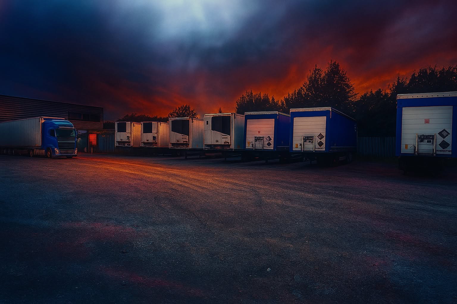 Stamp Transport refrigerated trailers