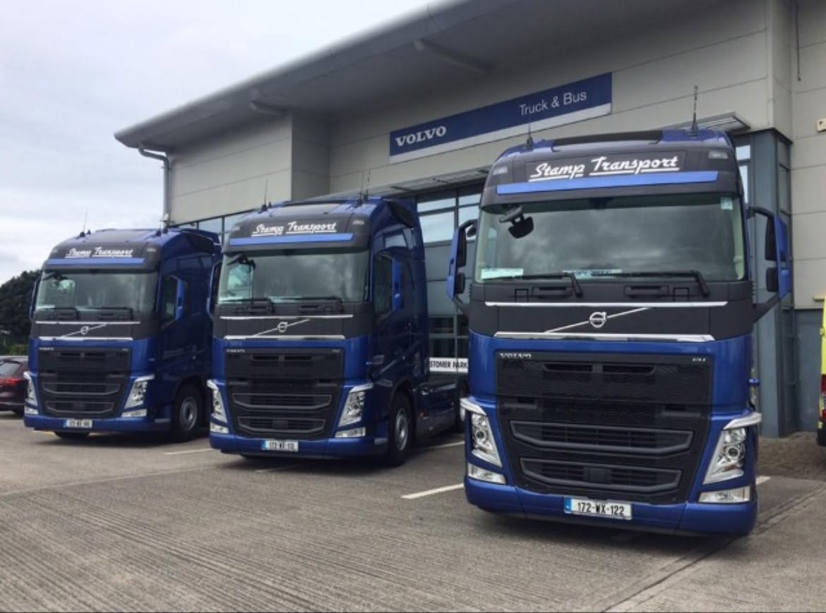Stamp Transport Volvo truck and trailer